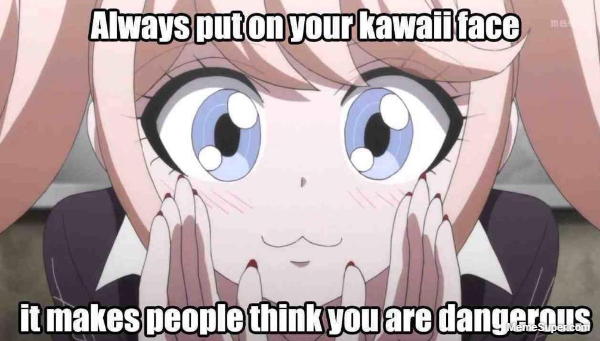 Always put your kawaii face.