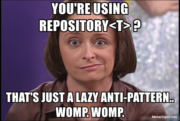 Are you using repository?